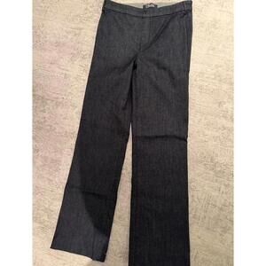 Max Mara stretch Dark Denim Trousers Size 8 US